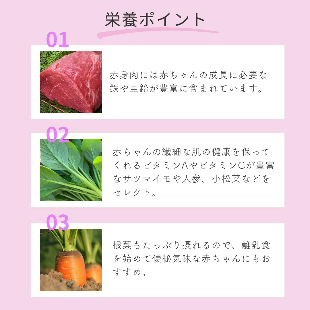 お試しセット【3種類】離乳食 9-11か月向け